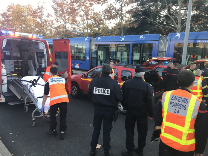 Montpellier: 40 blessés dans une collision entre deux tramways