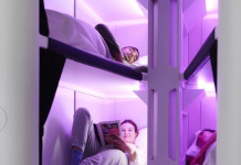 Air New Zealand : des lits superposés en classe éco