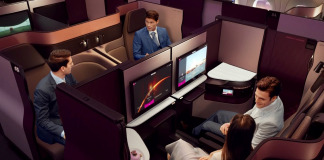 La Classe affaires de Qatar Airways primée