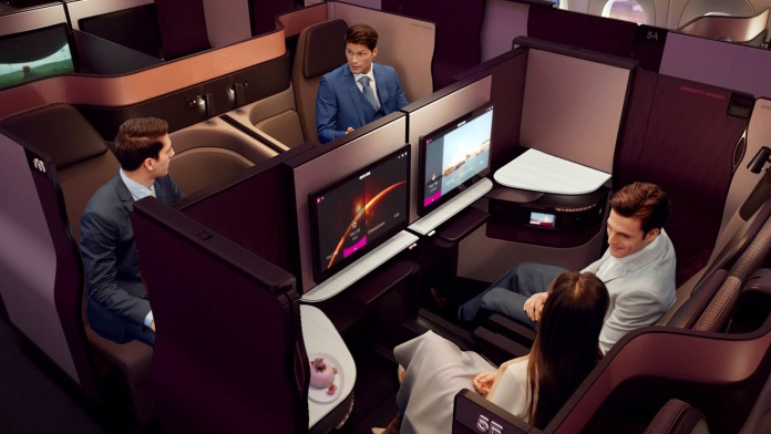 La Classe affaires de Qatar Airways primée
