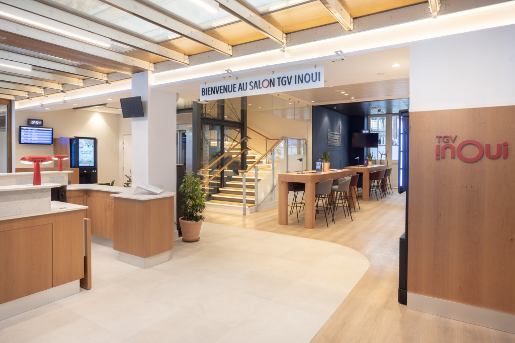 Le salon TGV INOUI de la Gare de Lyon rouvre après travaux